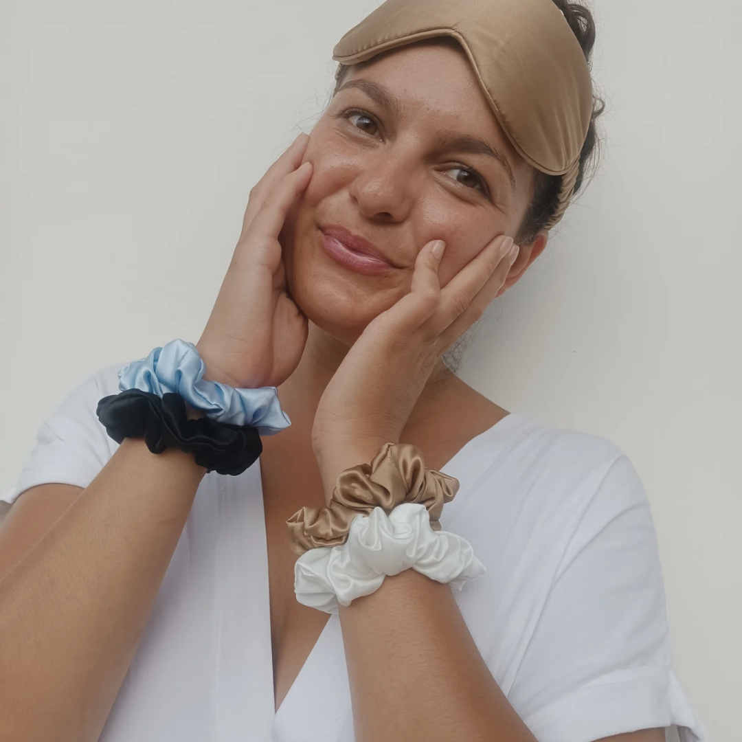 Masque de nuit, pure soie de mûrier, Oeko-Tex