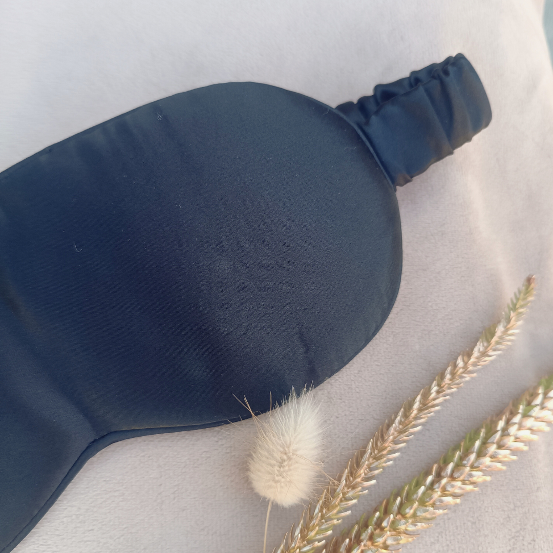 masque de sommeil 100% soie, anti cerne