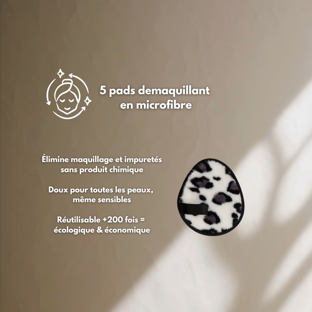 Pad demaquillants microfibbre