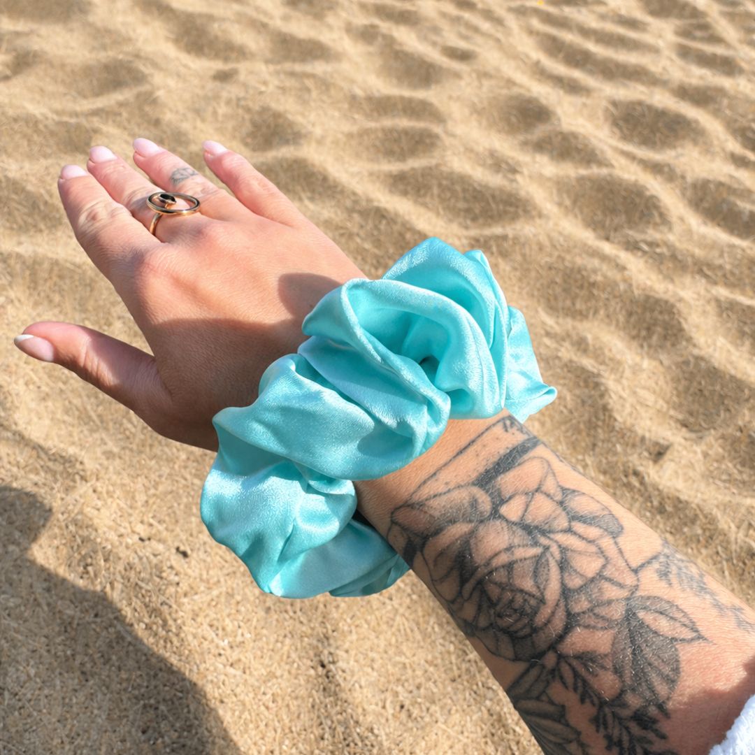 Silk scrunchie