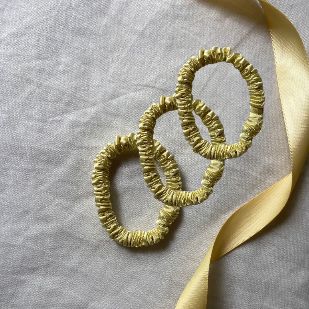 Silk scrunchie