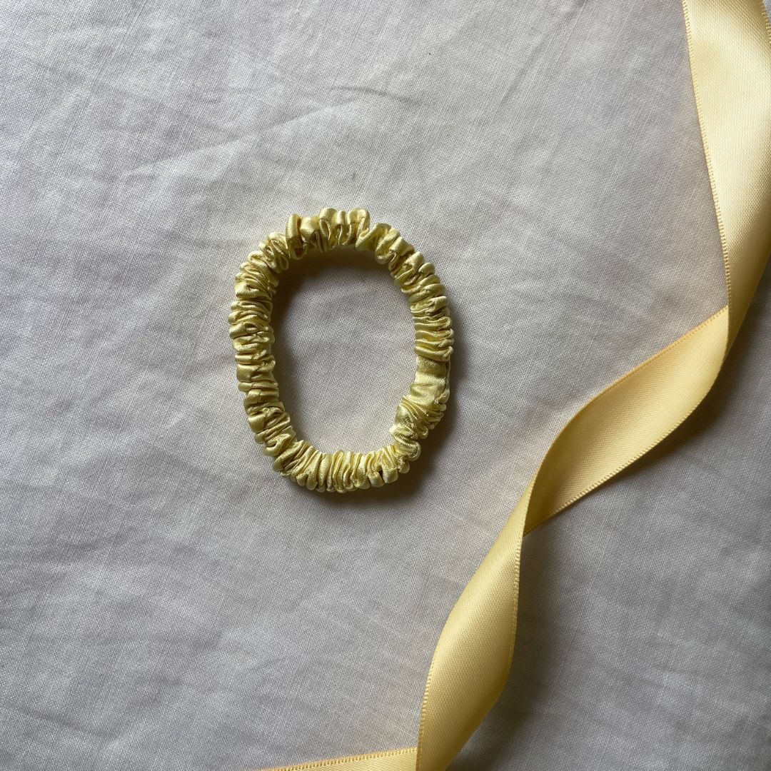 Silk scrunchie