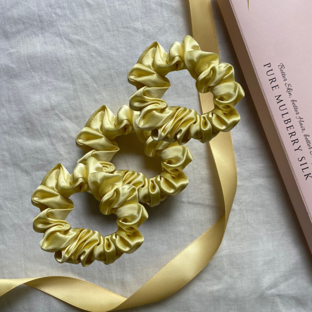 Chouchou en soie - spring