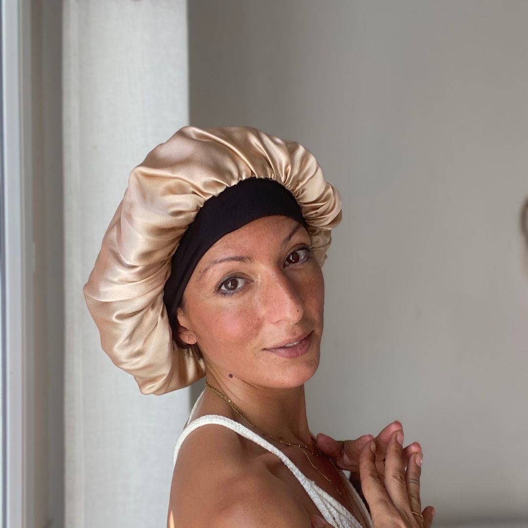 Bonnet en soie - Charlotte