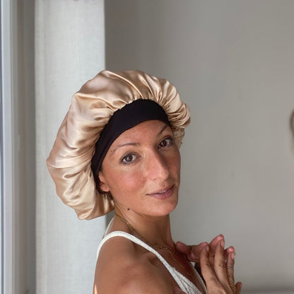 Bonnet en soie - Charlotte