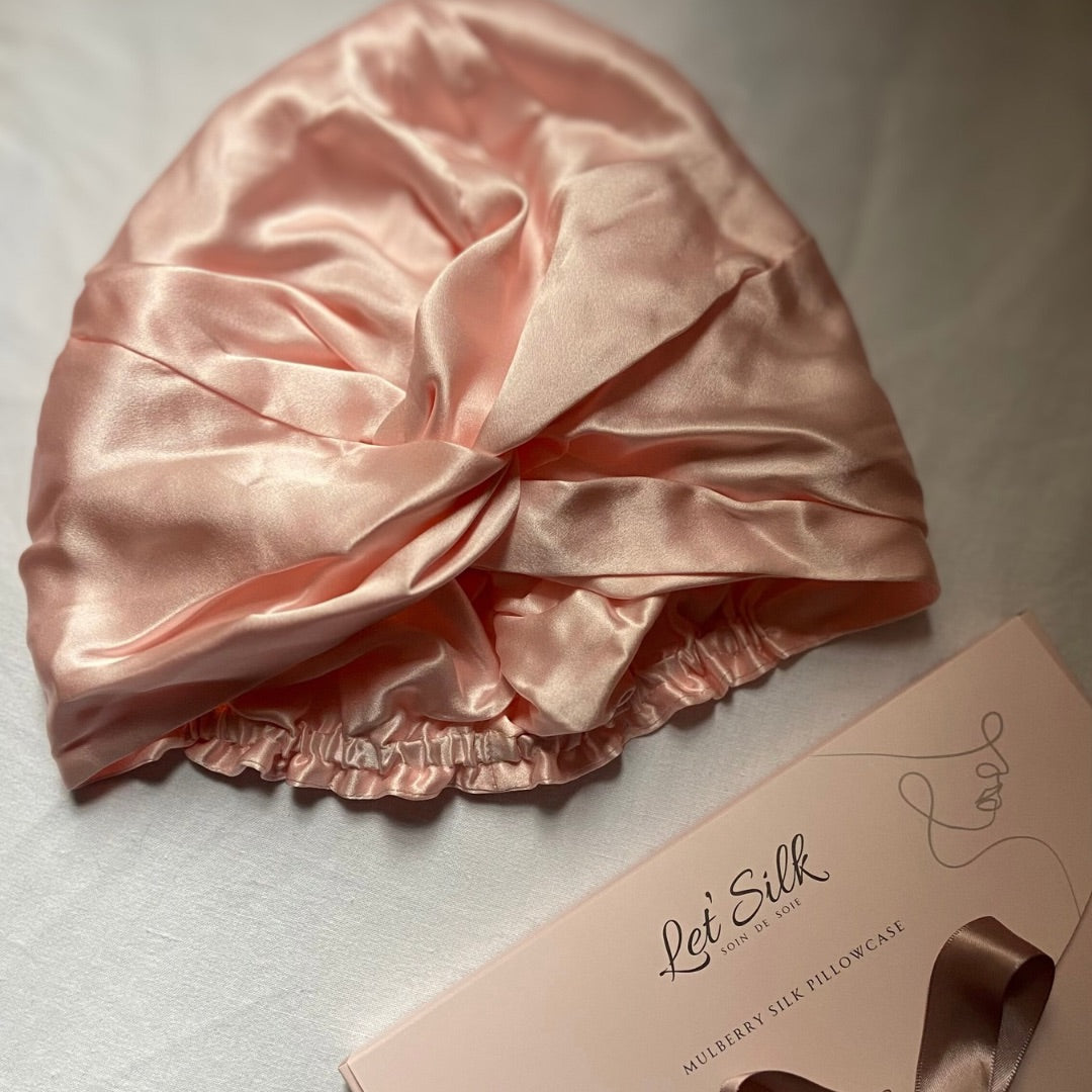 Bonnet en soie - Turban