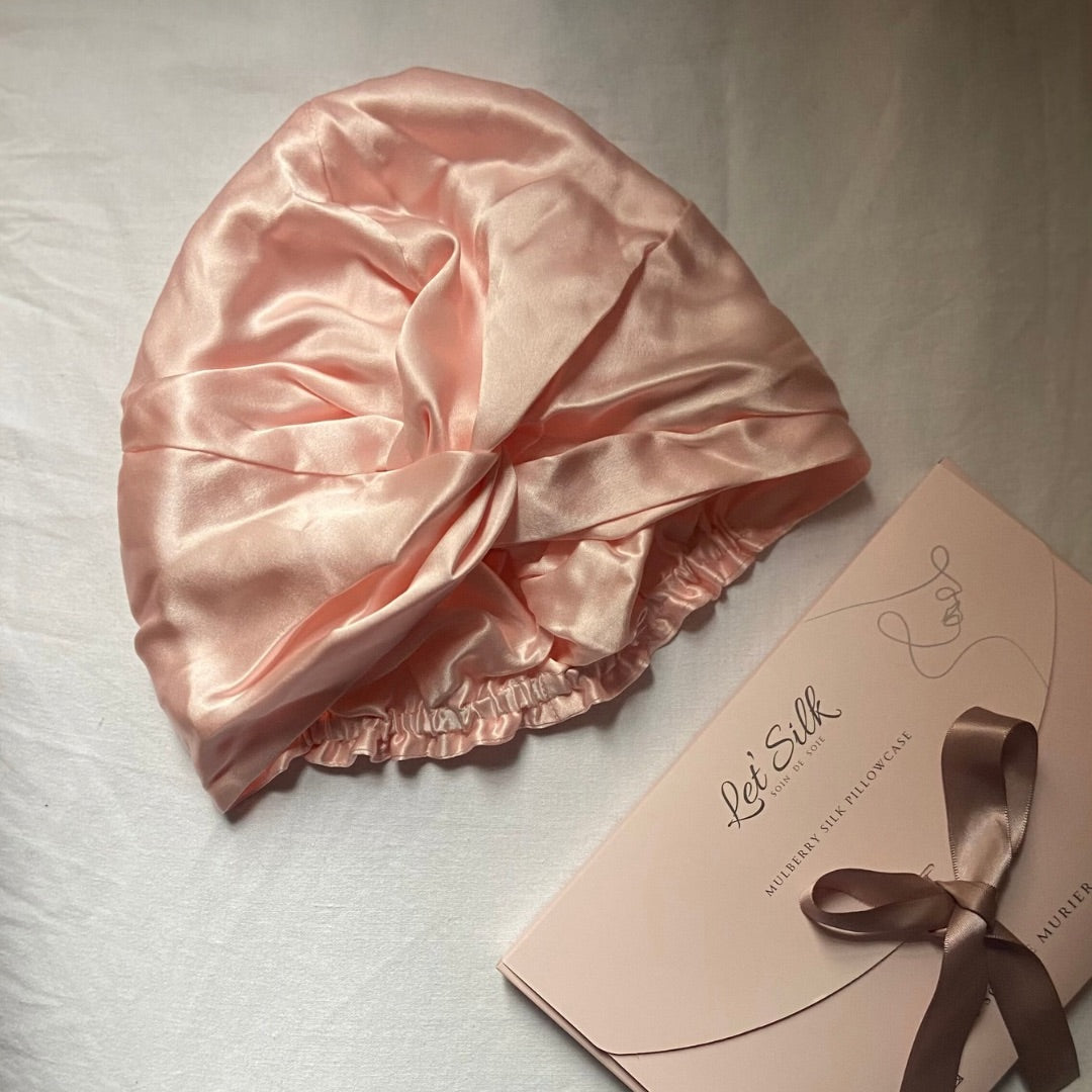 Bonnet en soie - Turban