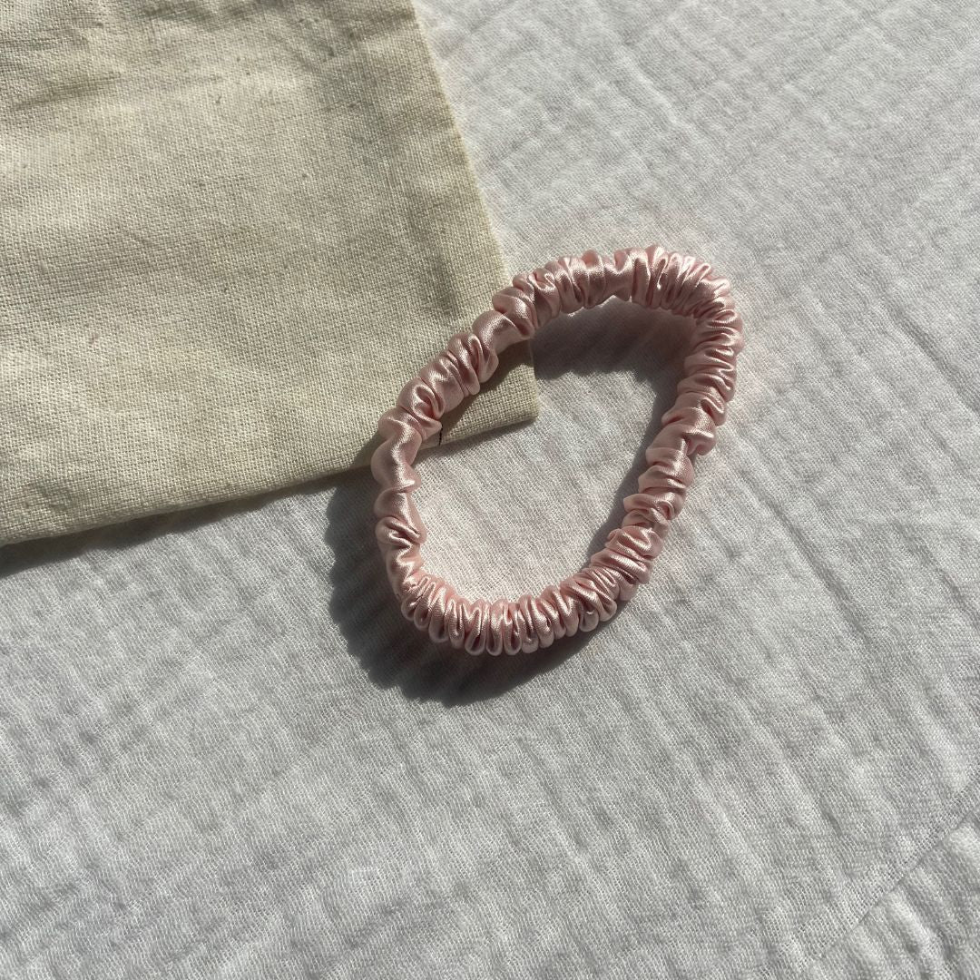 Silk scrunchie