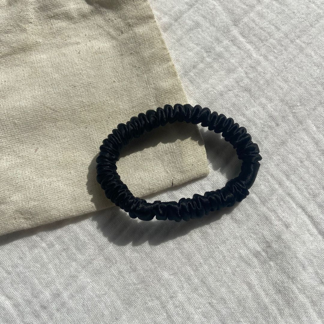 Silk scrunchie